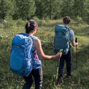 Mochila de caminhada Pyrox 45L+10L - Azul escuro - Tatonka
