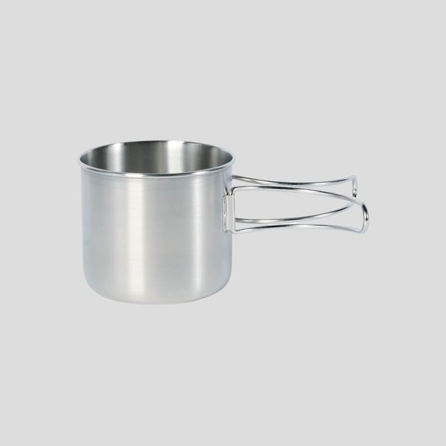 Copo graduado com pega dobrável 500ml aço inoxidável - Tatonka