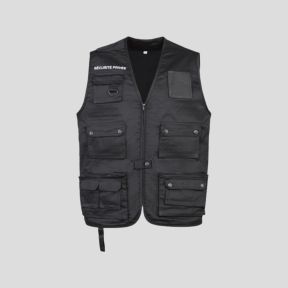 Colete Reporter Segurança - Preto - CityGuard