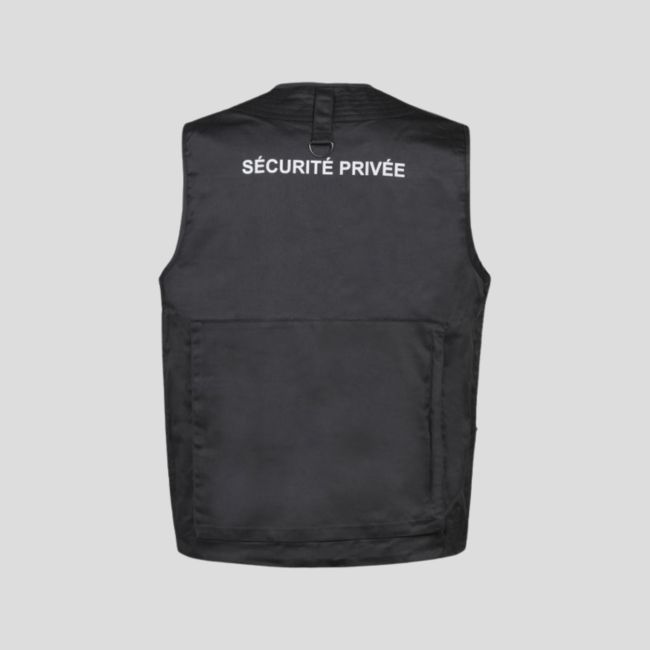 Gilet Reporter Sicurezza - Nero - CityGuard