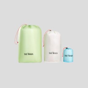 Bolsa de organización (3 uds) - Verde Blanco Azul - 0,5L+5L+10L - Tatonka