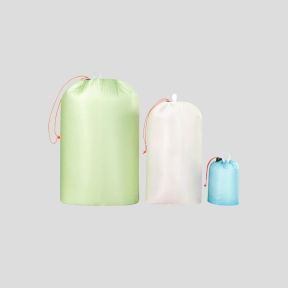 Sacca da imballaggio (3 pz) - Verde Bianco Blu - 0,5L+5L+10L - Tatonka