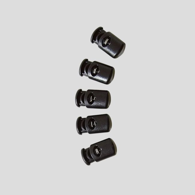 Tope de cordón - pack de 5 - Negro - Tatonka
