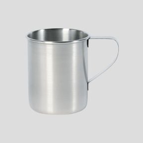 Graduierter Becher mit Griff - 250ml - Edelstahl - Tatonka