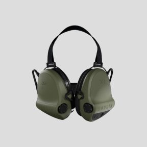Cuffia antirumore con archetto nucale in tessuto nero e anelli in gel Suprême X2 (SNR : 29db) - Verde Oliva - MSA Sordin
