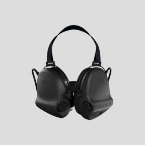 Protetor auricular com arco de nuca em tecido preto e anéis de gel Suprême X2 (SNR: 29 dB) - Preto - MSA Sordin
