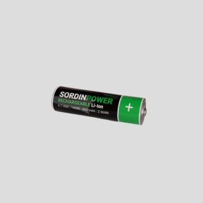 Bateria recarregável (14 500 Li-on, 3,7V, 800 mAh) para protetor auditivo Suprême T2/X2 BT - MSA Sordin