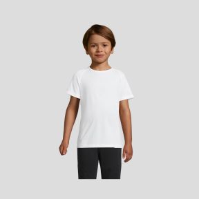 T-shirt a maniche corte raglan Sporty bambino - Bianco - Sol's