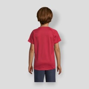 Tee-shirt à manches courtes raglan Sporty enfant - Rouge - Sol's