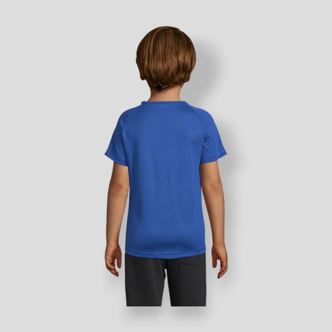 Tee-shirt à manches courtes raglan Sporty enfant - Royal - Sol's