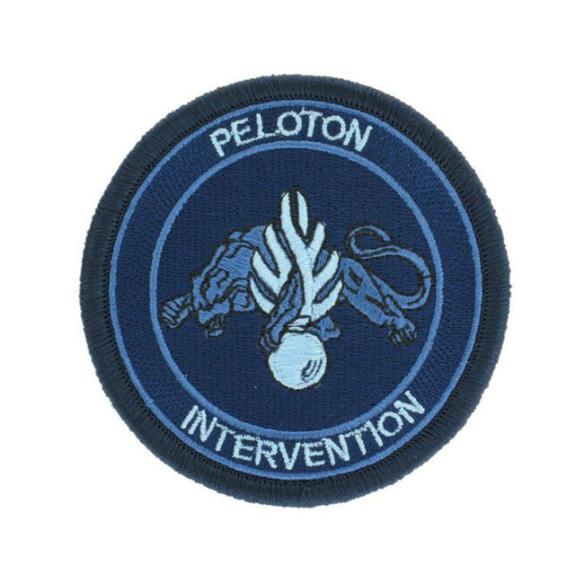 Embleem Peloton Interventie Rijkswacht Lage zichtbaarheid Blauw