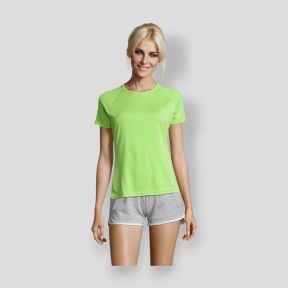Tee-shirt à manches courtes raglan Sporty femme - Vert Pomme - Sol's
