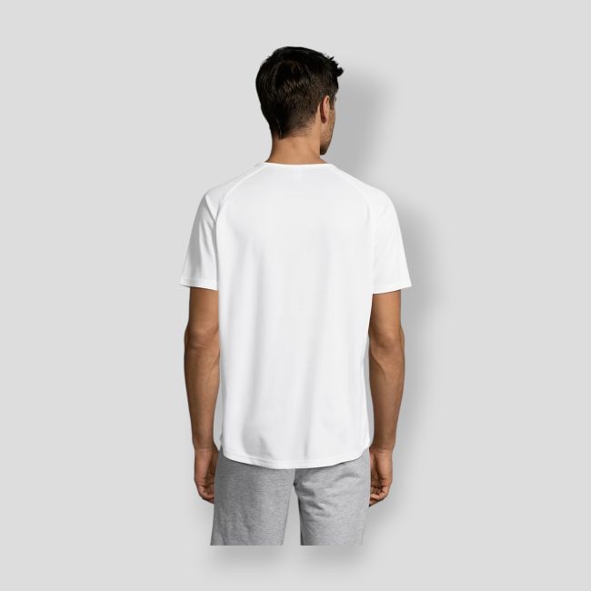 Tee-shirt à manches raglan Sporty homme - Blanc - Sol's