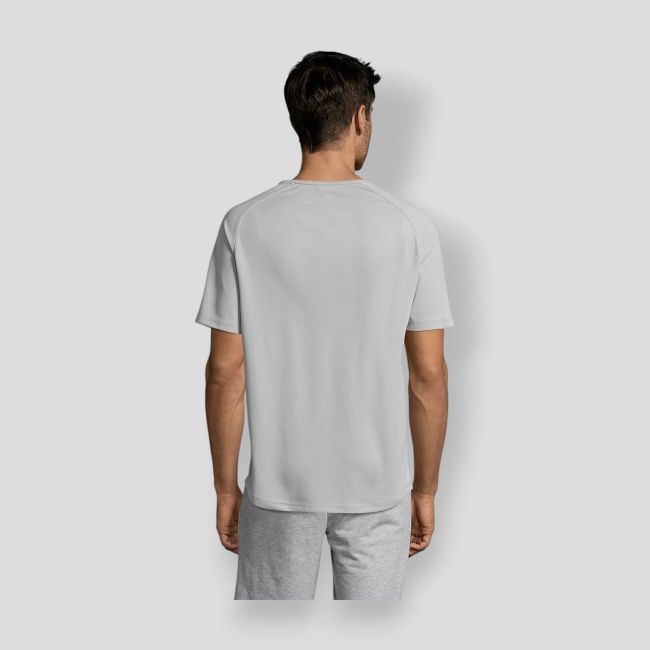 Camiseta de mangas raglán Sporty hombre - Gris Pur - Sol's
