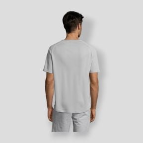 Tee-shirt à manches raglan Sporty homme - Gris Pur - Sol's