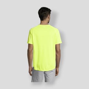 Tee-shirt met raglanmouwen Sporty heren - Fluorogeel - Sol's