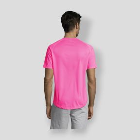 Raglan-T-Shirt Sporty Herren - Neon Rosa - Sol's