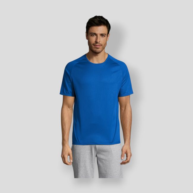 Tee-shirt met raglanmouwen Sporty heren - Royal - Sol's