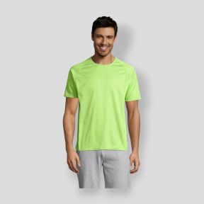 T-shirt a maniche raglan Sporty uomo - Verde Mela - Sol's