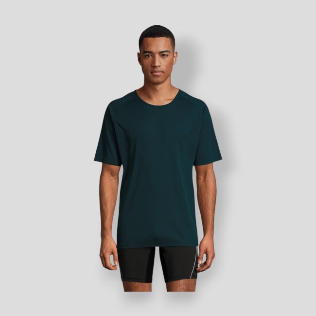 T-shirt a maniche raglan Sporty uomo - Blu Petrolio - Sol's