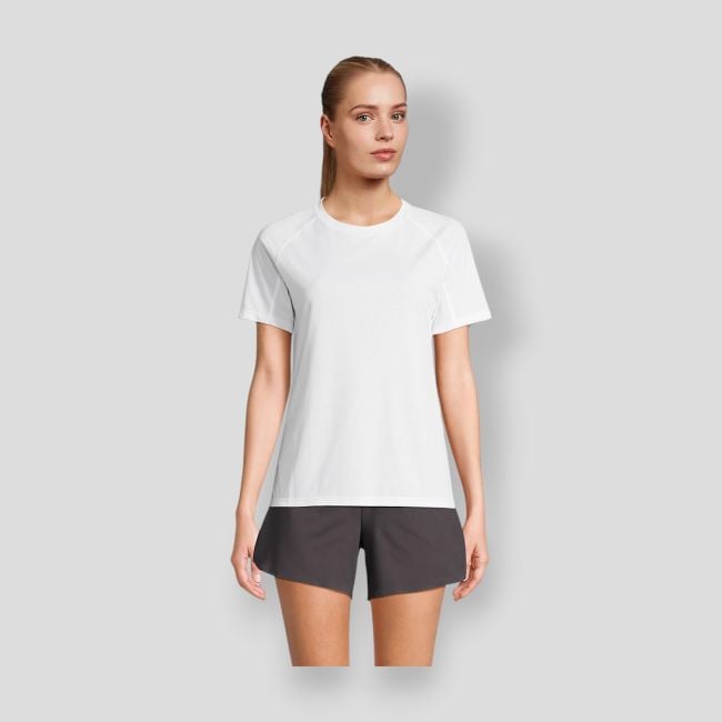 T-shirt de mangas raglan Vortex mulher - Branco - Sol's