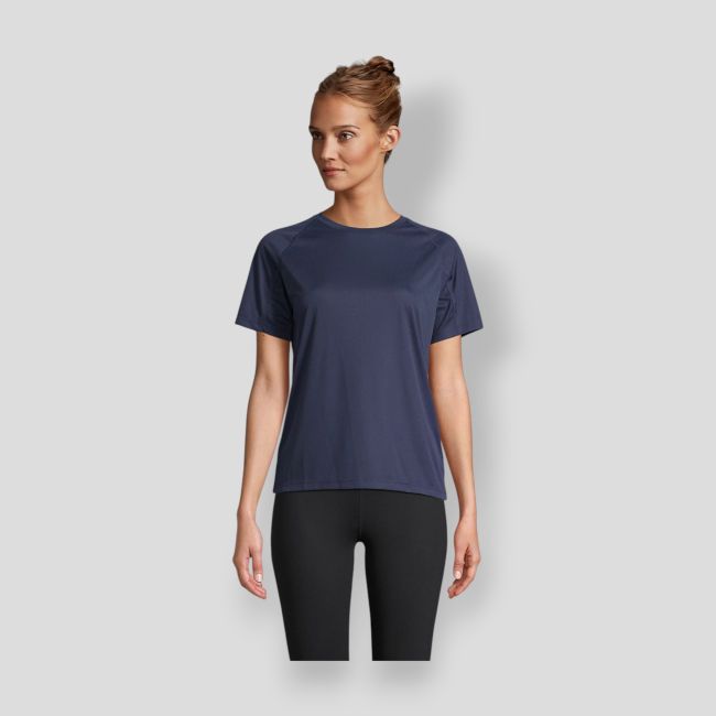 Damen Raglan-T-Shirt Vortex - French Marine - Sol's