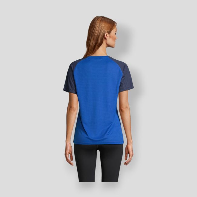 Tee-shirt à manches raglan Vortex femme - French Marine/Royal - Sol's