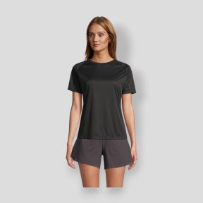 Tee-shirt met raglanmouwen Vortex dames - Zwart - Sol's