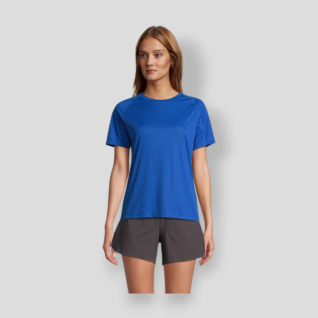 Camiseta de manga raglán Vortex mujer - Royal - Sol's