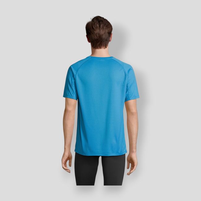 Tee-shirt à manches raglan Vortex homme - Aqua - Sol's