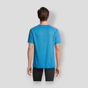 Tee-shirt met raglanmouwen Vortex heren - Aqua - Sol's