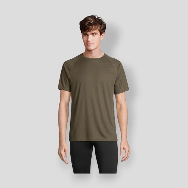 Tee-shirt mit Raglanärmeln Vortex Herren - Army - Sol's