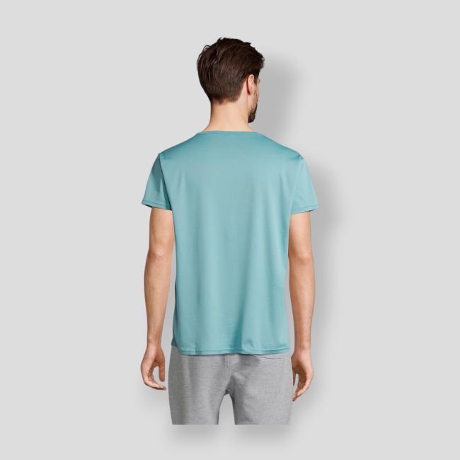 Camiseta deportiva Sprint - Azul Piscina - Sol's