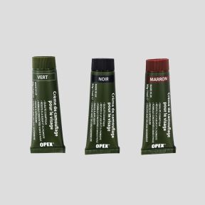 Set de 3 tubes de crème de camouflage - Vert/Marron/Noir - OPEX