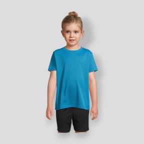 Camiseta de deporte Sprint niño - Aqua - Sol's