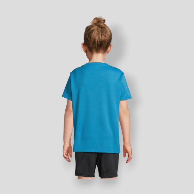 Camiseta de deporte Sprint niño - Aqua - Sol's