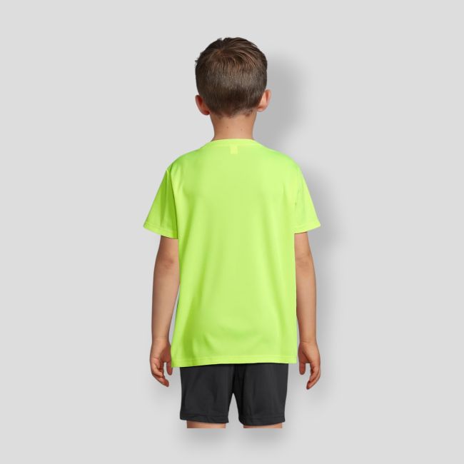 Kinder-Sport-T-Shirt Sprint - Neongelb - Sol's