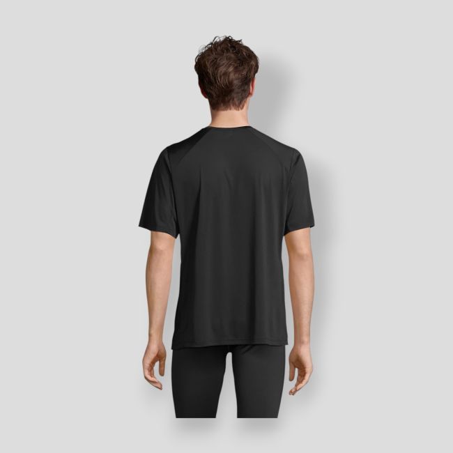 T-shirt de desporto Storm - Preto - Sol's