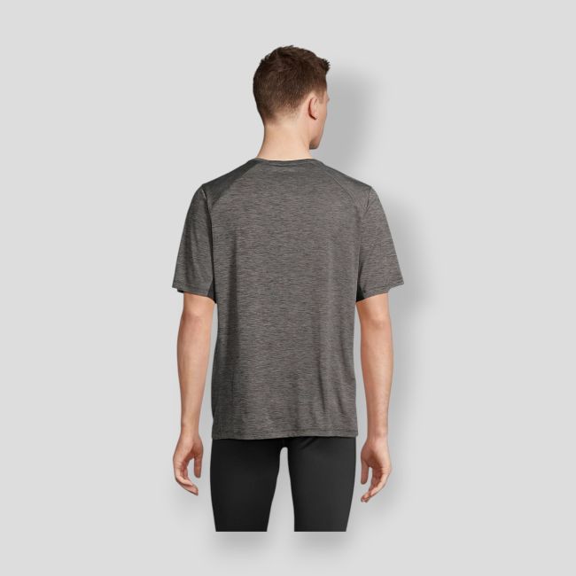 T-shirt sportiva Storm - Nero Chiné/Nero - Sol's