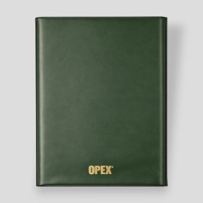 Okładka na dokumenty A5 z PVC - Oliwkowy Zielony - OPEX