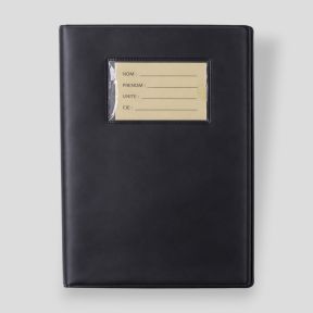 Portadocumenti A5 in PVC - Nero - OPEX