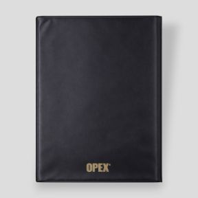 Dokumentenschutzhülle A5 aus PVC - Schwarz - OPEX