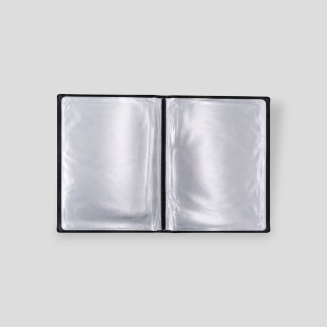 Carpeta portadocumentos A5 en PVC - Negro - OPEX