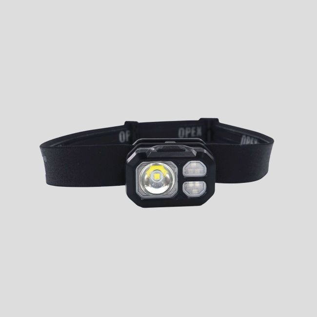 Oplaadbare LED-hoofdlamp (800 lumen) - Zwart - OPEX