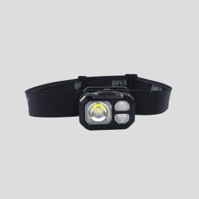 Lanterna frontal LED recarregável (800 lumens) - Preto - OPEX