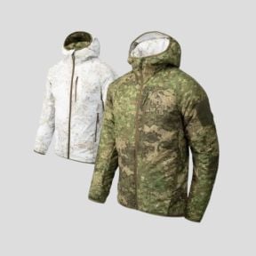 Veste réversible Wolfhound Hoodie® - Coupe-vent - Pencott Wildwood/Pencott Snowdrift - Helikon