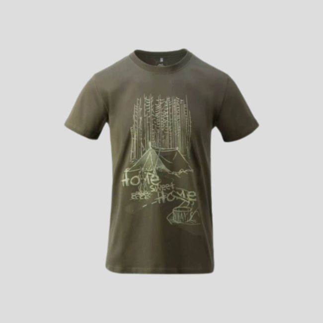 T-Shirt (Home Sweet Home) - Vert Taïga - Helikon
