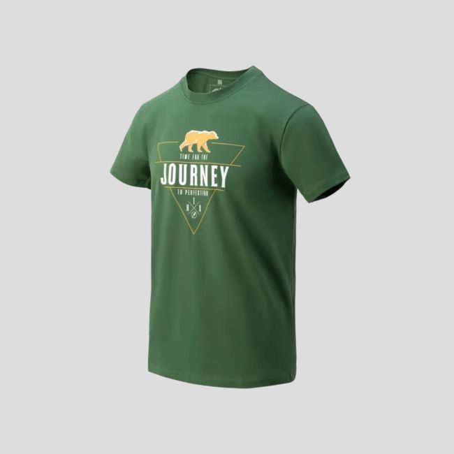 T-shirt (Journey to Perfection) - Verde Monstera - Helikon