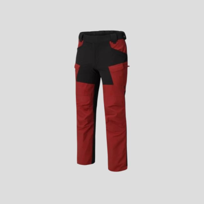 Pantalon hybride Outback - Rouge cramoisi / Noir - Helikon