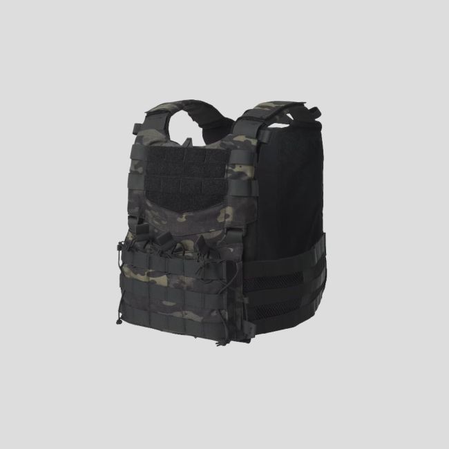 Colete Porta-placas Guardian - MultiCam® Preto - Helikon